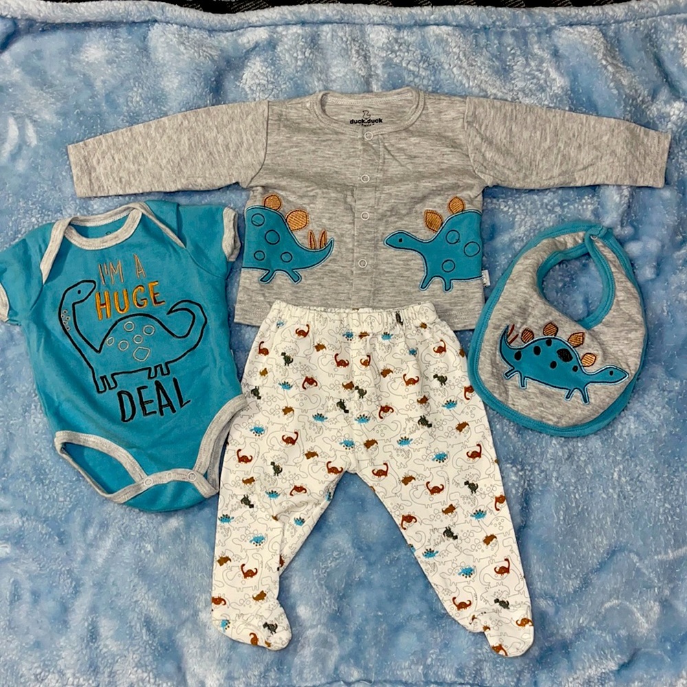 Blue Dinosaur Set